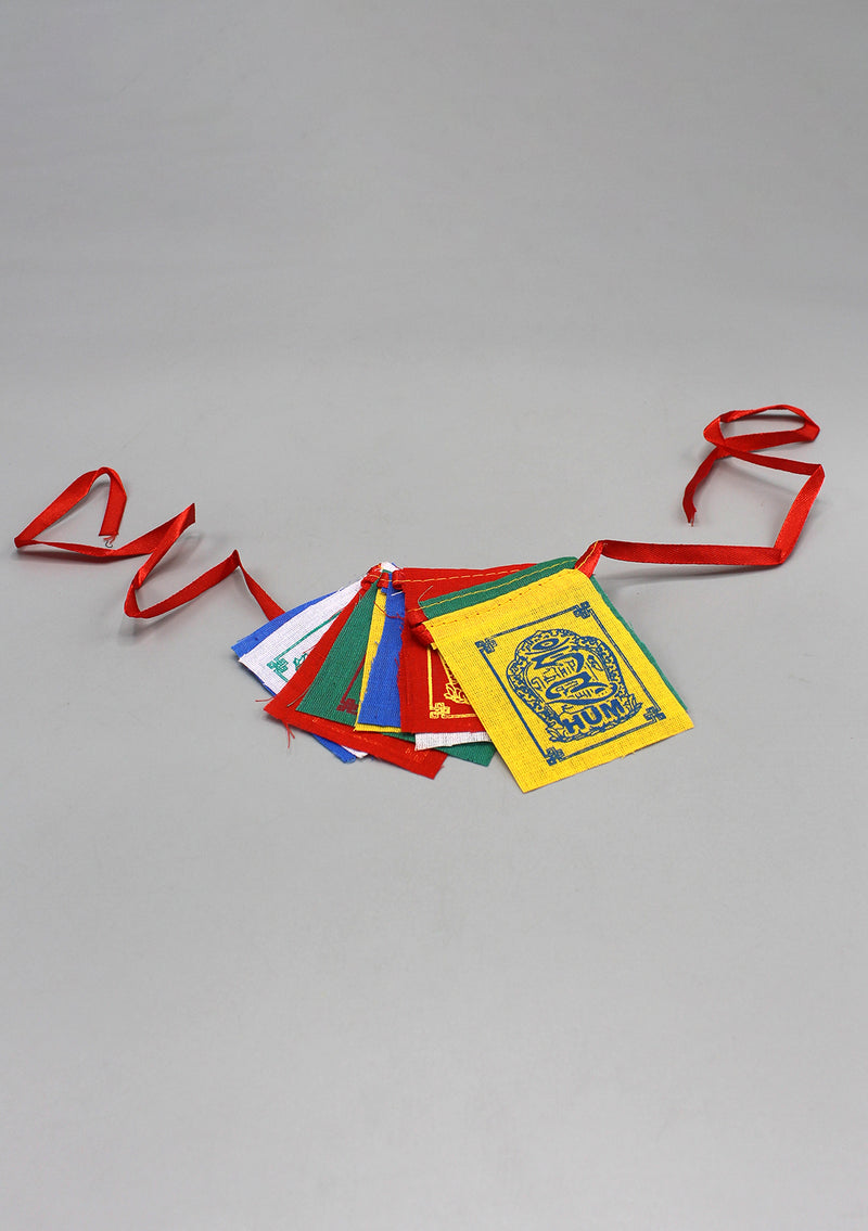 Om Mani Kalachakra Baby Cotton Prayer Flags