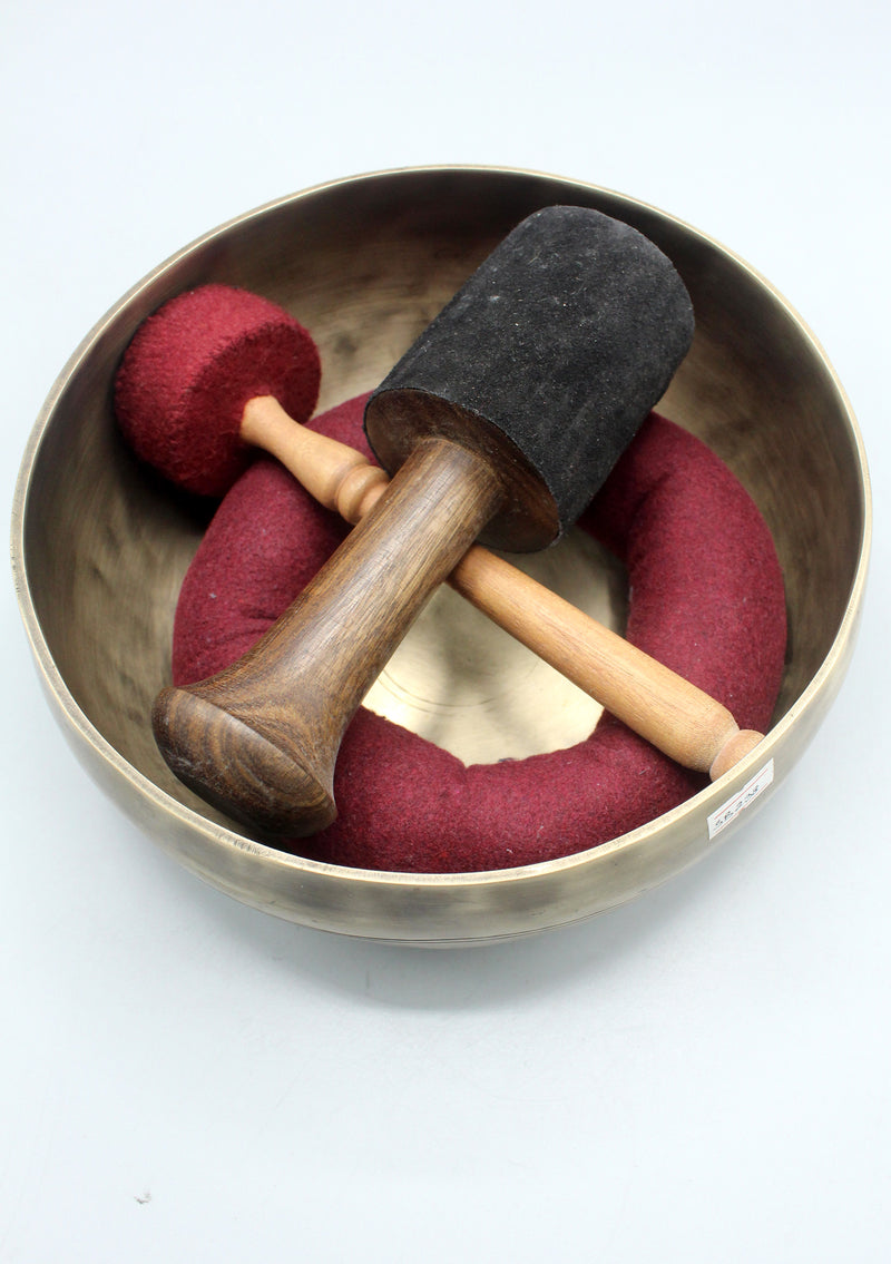 Tibetan Glass Shaped Old Singing Bowl