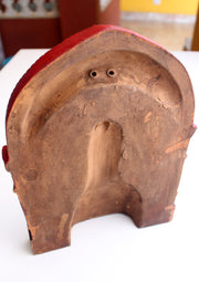 Amitabh Buddha Clay Wall Hanging from Nepal - nepacrafts