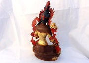 8 Inch High Gold Plated Green Tara Statue SSST354B - nepacrafts