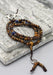 Tiger eyes Tibetan 108 Beads Prayer Mala with Counter - nepacrafts