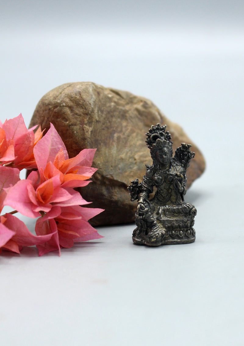 Green Tara Mini Statue