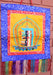 Tibetan Kalchakra Embroidery Wall Hanging - nepacrafts