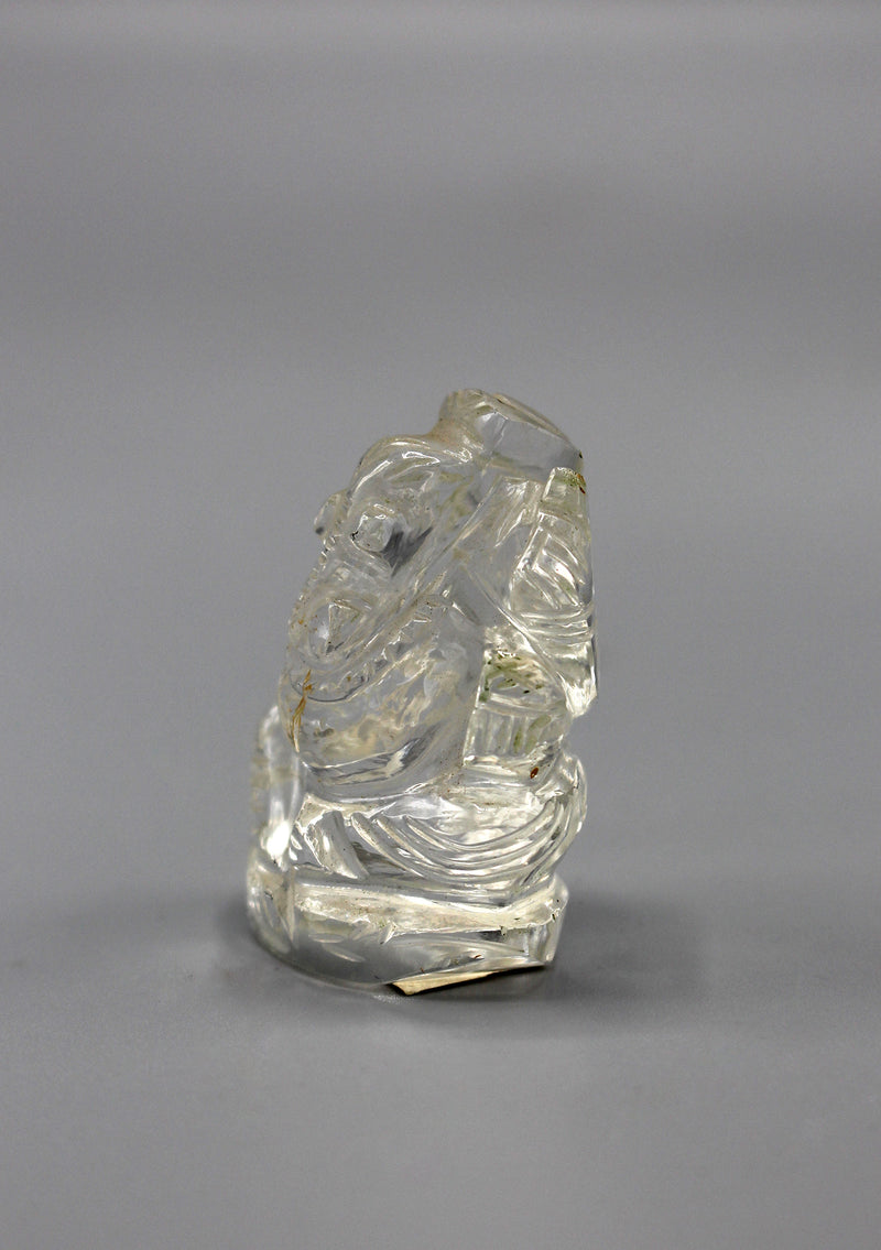 Mini Glass Ganesha Statue