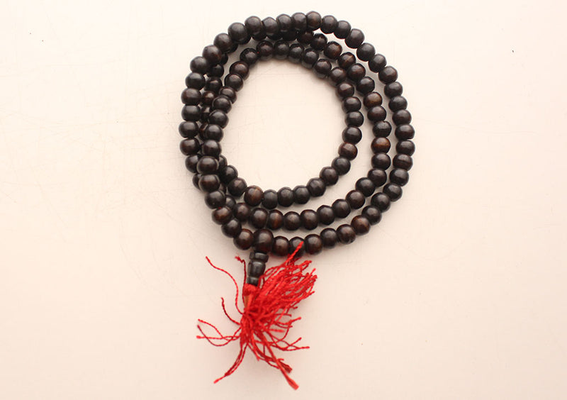 Beautiful Black Bone Prayer Beads Mala for Daily Meditation and Yoga - nepacrafts