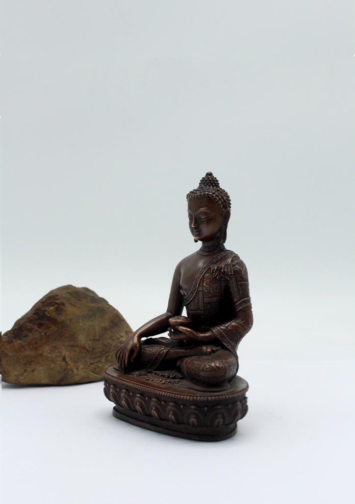 Copper Shakyamuni Statue 4 Inch