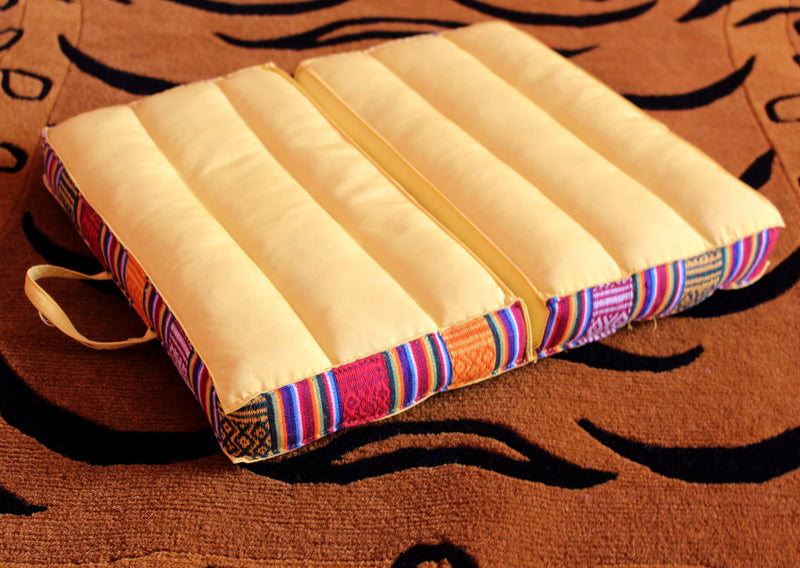 Foldable Large Meditation Cushion - nepacrafts