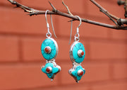 Elegant Beauty Drop Sterling Silver Dangle Earrings - nepacrafts