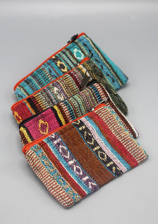 Cotton Multi-color Coin Purse - nepacrafts