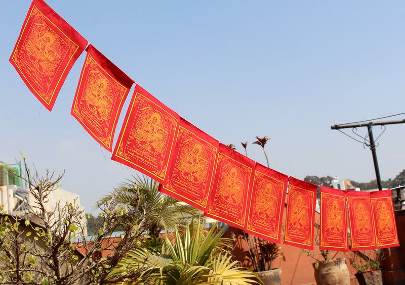 Yidam Kurukulle Tibetan Prayer Flags
