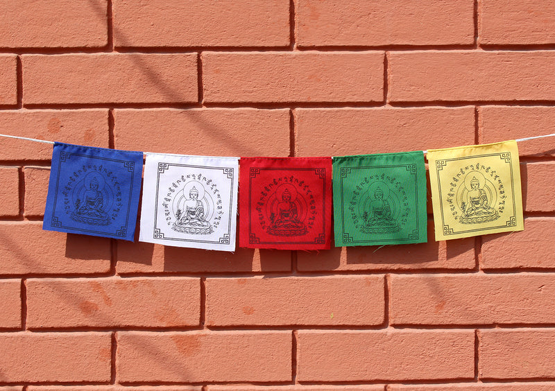 Medicine Buddha Prayer Flags, Buddhist Healing Flags