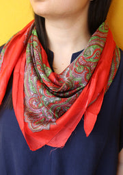 Stylish and Cool Summer Bandanas Floral Printed Women Scarves - nepacrafts