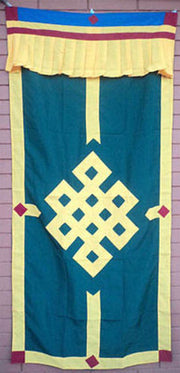 Tibetan Door Curtains-Endless Knot - nepacrafts