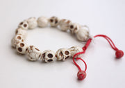 Unique Skull Head Adjustable Bone Bracelet - nepacrafts