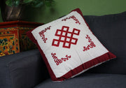 Endless Knot Cotton Pillow Covers - nepacrafts