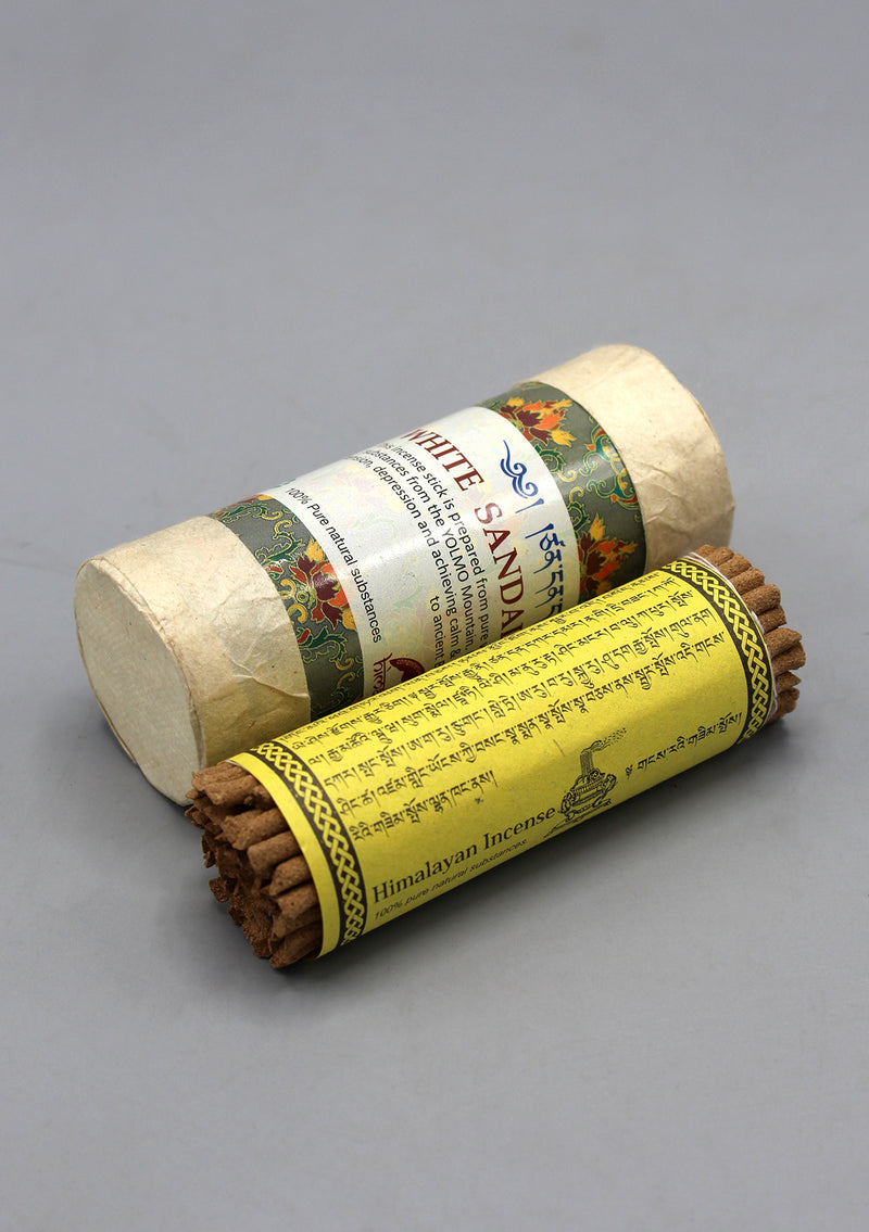 Tibetan White Sandalwood Incense Sticks