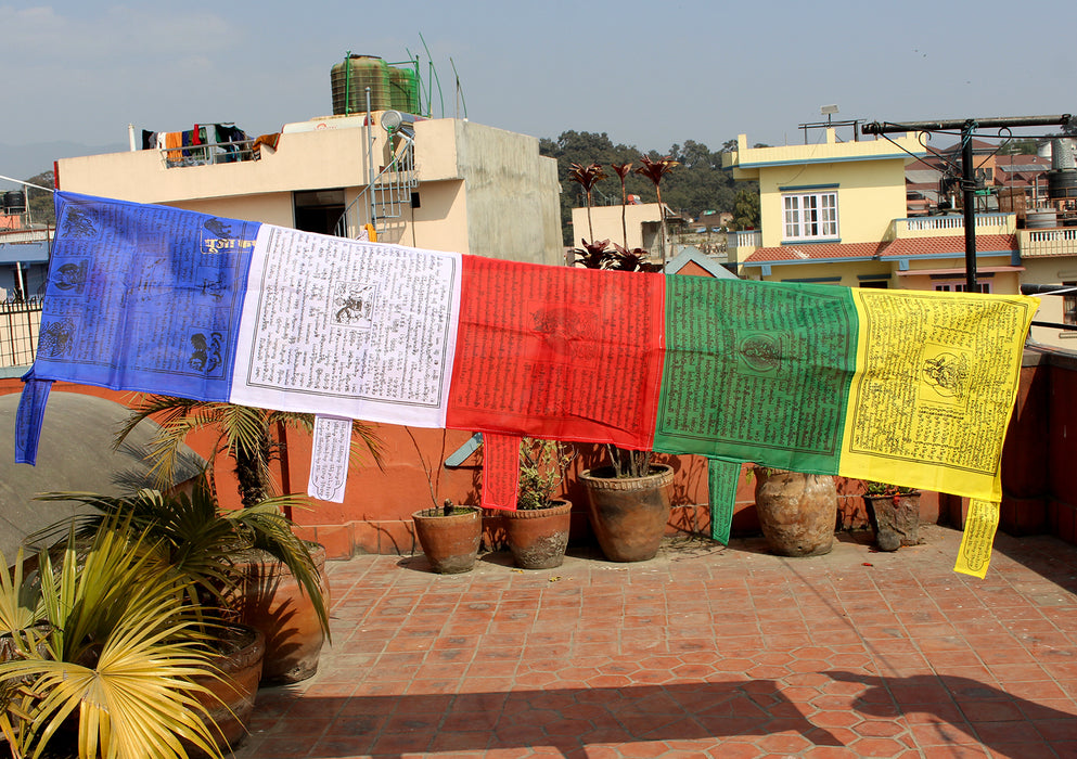 Polyester Vertical Tibetan Prayer Flags