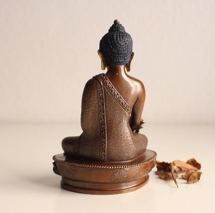 Healing Buddha with Golden Face - nepacrafts