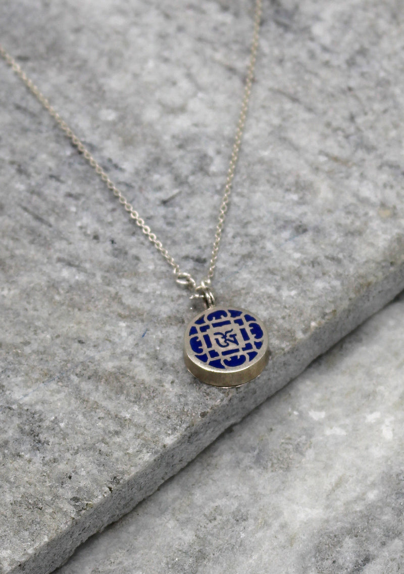 Tibetan Om Mini Ghau Pendant - nepacrafts