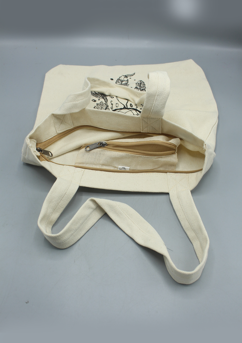 Cotton Dream Catcher Printed Tote Bag