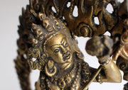 Bajrayogini Copper Statue with Full Frame 9" - nepacrafts