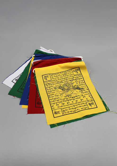 Tibetan Text Wind Horse Printed Prayer Flags