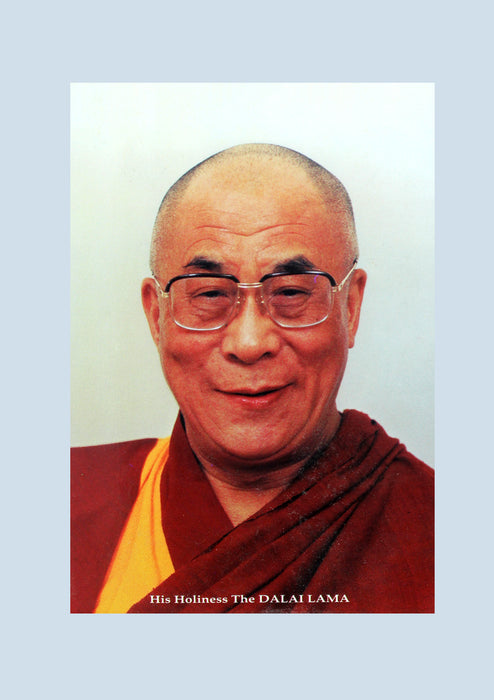 H H Dalai Lama Tibet Postcard