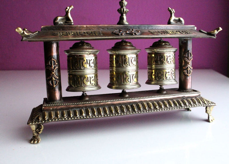 3 in 1 Potala Frame Tibetan Prayer Wheel