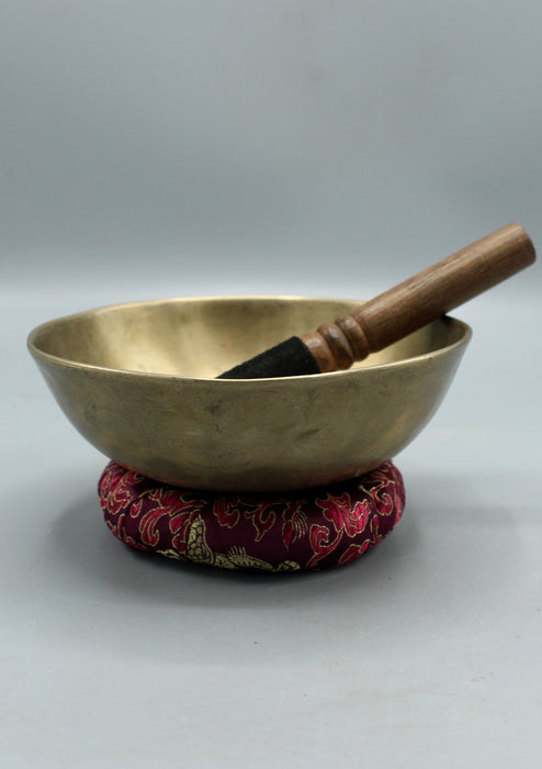 Plain Handmade Tibetan ManiPuri Singing Bowl