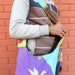 Peace on Earth Patchwork Hippie Bag, Cotton Side Carry Bag - nepacrafts