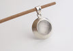 Beautiful Moonstone 925 Silver Sterling Pendant in a Diamond Cut Design - nepacrafts