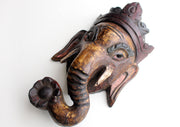 Lord Ganesha Wooden Wall Hanging - nepacrafts