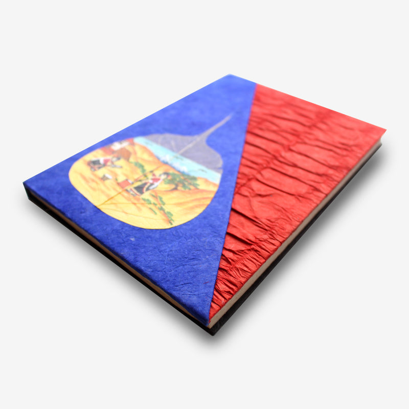 Women Working in Himalaya, Handpainted Lokta Paper Journal - nepacrafts