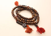 Yak Bone Tibetan Meditation Mala with Counter - nepacrafts