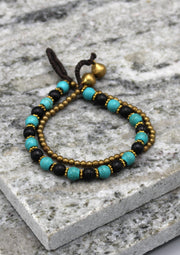 Elegant Glass Beads Small Anklet - nepacrafts