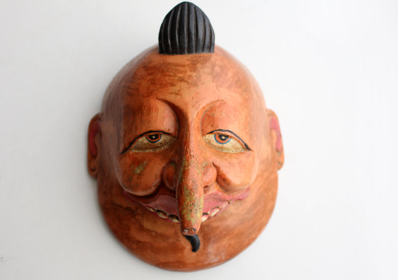 Joker Wooden Wall Hanging Mask - nepacrafts
