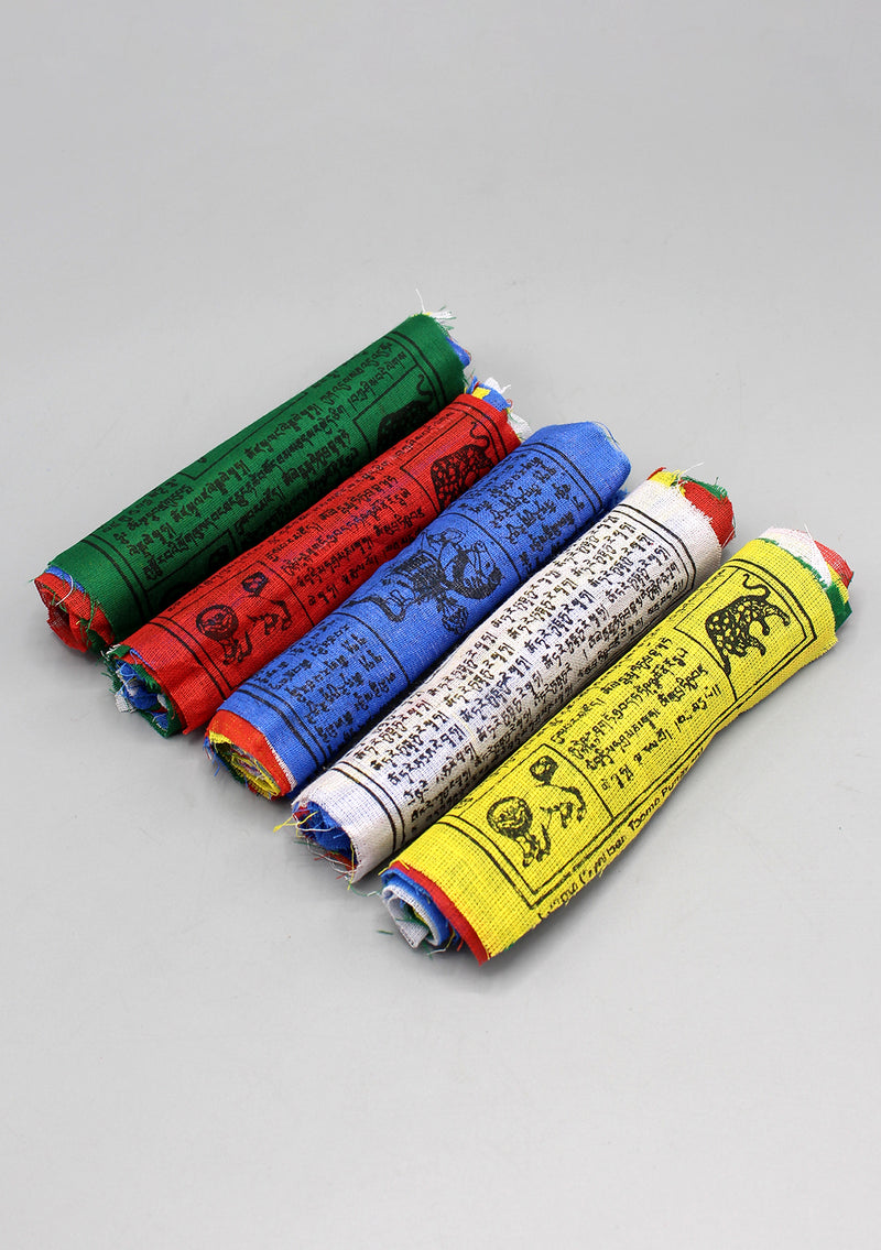 5 Rolls of  Cotton Tibetan Windhorse Prayer Flag