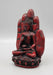 Blessing Palm  Maroon Buddha Resin Statue - nepacrafts