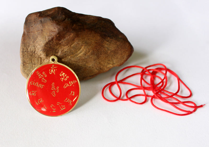 Guru Padhmasambhava Printed Tibetan Buddhist Locket - nepacrafts