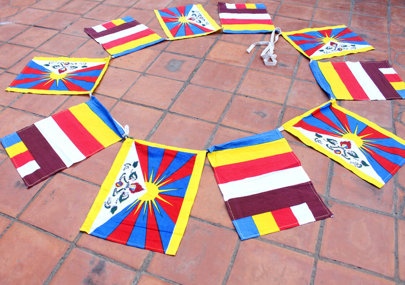 Tibetan Buddhist Cotton Prayer Flags - nepacrafts