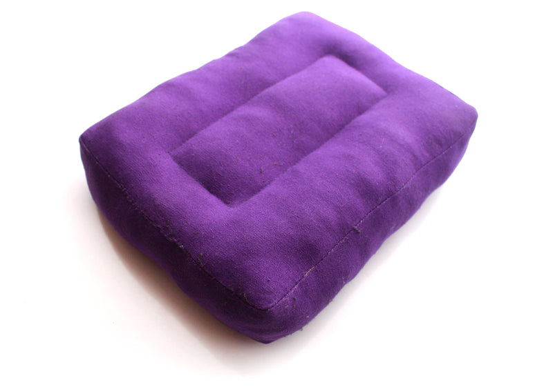Purple Cotton Meditation Cushion - nepacrafts