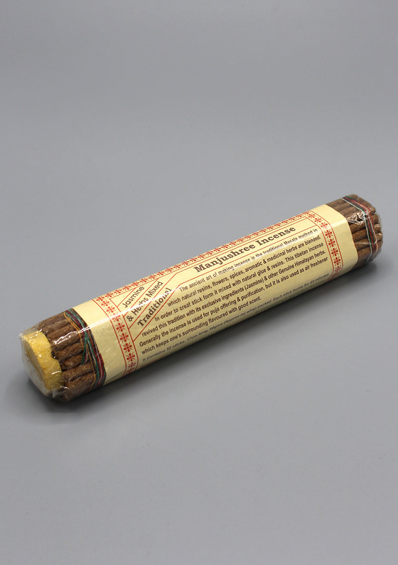 Jasmine and Herbs Mixed Manjushree Tibetan Incense