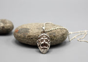 Narasimbha Sterling Silver Pendant - nepacrafts