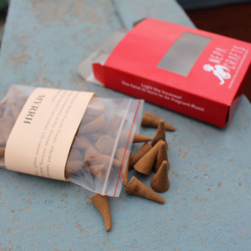 Myrrh Cone Incense - nepacrafts