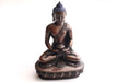 Handcarved Amitabh Buddha Oxidized Copper Alloy Statue - nepacrafts