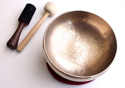 Ratnasambhav with Dragon Carved Hand Hammered Singing Bowl 8" - nepacrafts