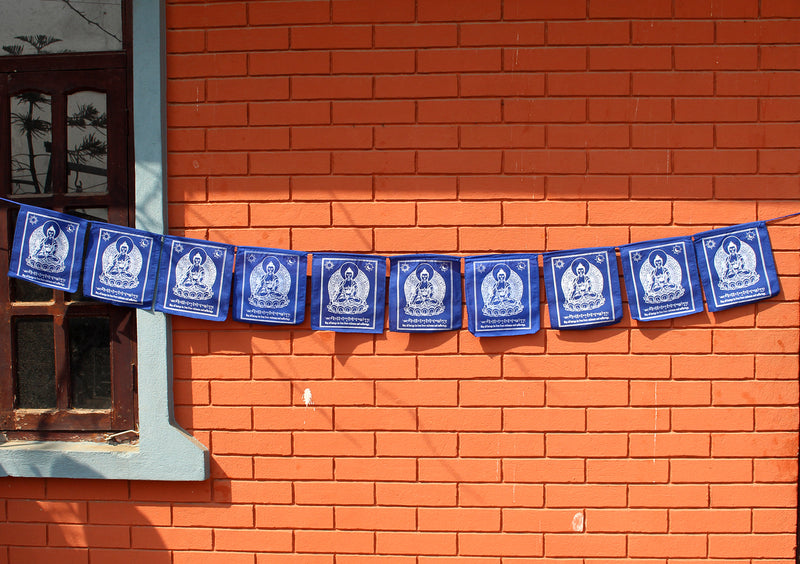Blue Medicine Buddha Prayer Flags