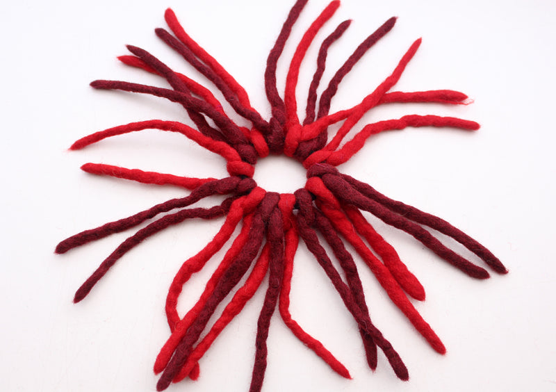 Merino Wool Felt Colorful Urchin Head Band - nepacrafts