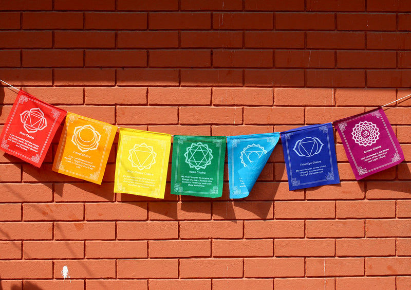 Seven Chakra Prayer Flags