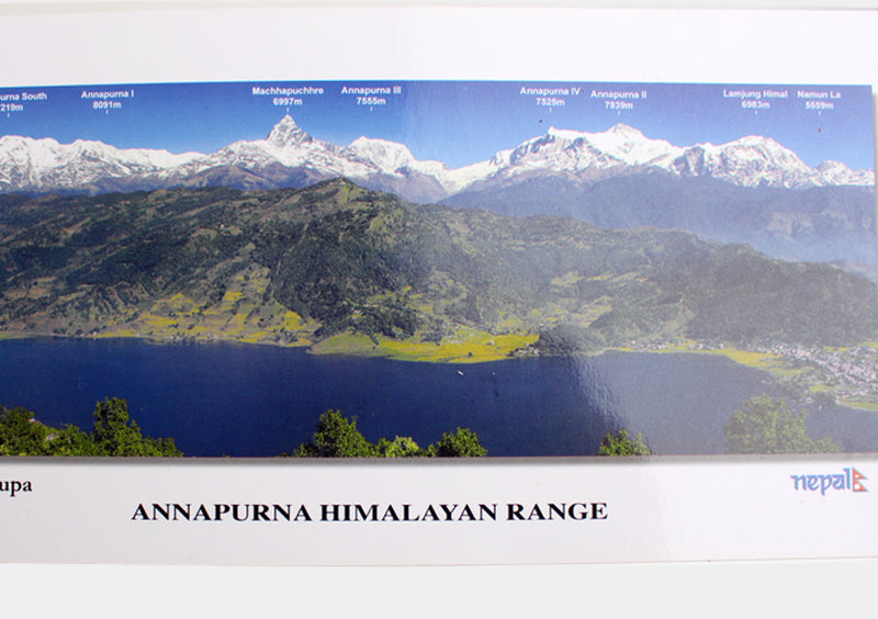 A Panoramic View of Annapurna Himalayan Range-World Peace Stupa - nepacrafts